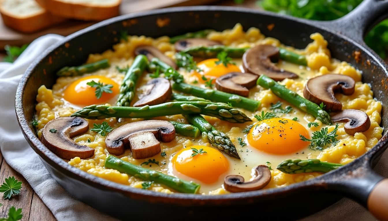 découvrez comment préparer un revuelto espagnol savoureux avec notre recette simple et rapide. parfait pour un repas authentique en un rien de temps !