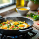 découvrez comment préparer un revuelto espagnol savoureux grâce à cette recette simple et rapide, idéale pour un repas délicieux en toute simplicité.