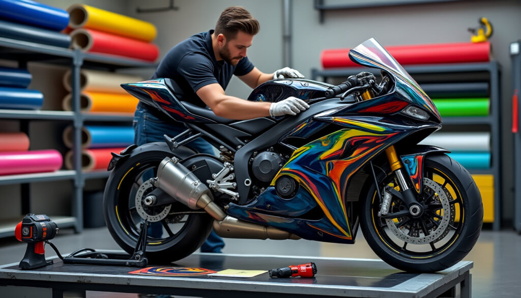 découvrez comment réaliser un covering moto pour protéger votre deux-roues tout en lui donnant un look unique et personnalisé facilement.