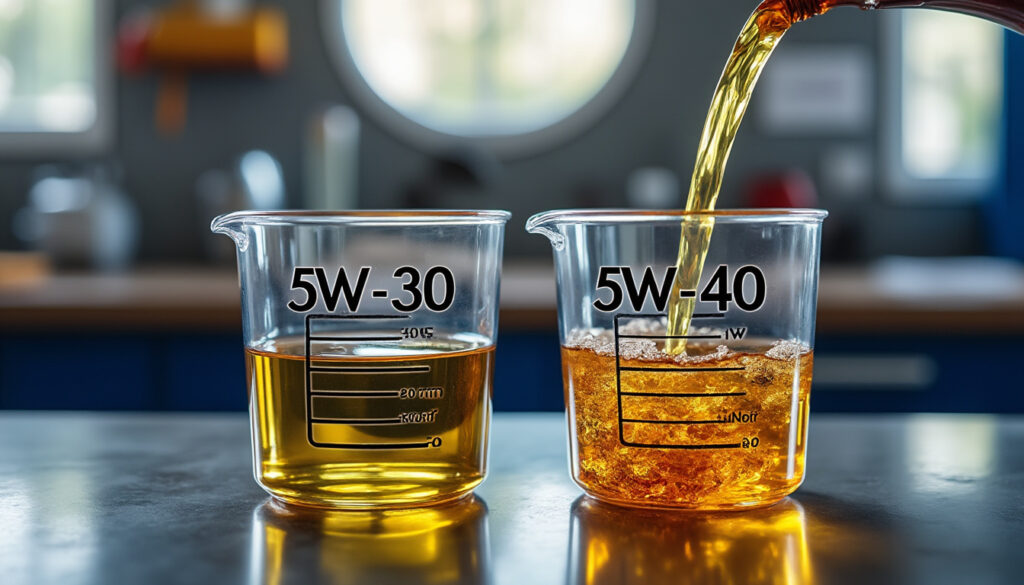 découvrez les différences entre l'huile moteur 5w30 et 5w40 pour choisir la meilleure option adaptée à votre véhicule et optimiser sa performance.